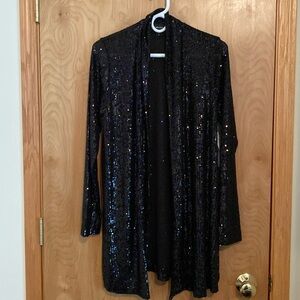 Karen Kane sequin thin cardigan